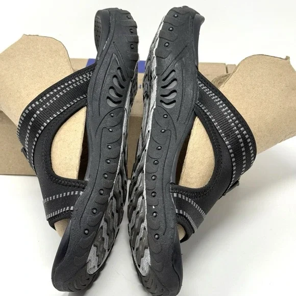 Skechers‎ Outdoor Lifestyle Women's Perfect Planning Slide Reggae Black Size 8 - Picture 5 of 9